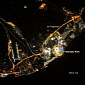 Olympic Park Looks Beautiful from Space at Night