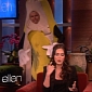 On Ellen: Giant Banana Creeps Up on Megan Fox