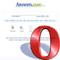 Opera Is Searching Answers With Answers.com