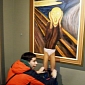 Optical Illusion Used to Allow Museum Visitors to Crawl Inside Paintings