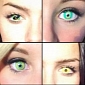 Oregon Cheerleaders Tweet Photos of Themselves Donning Scary Contact Lenses