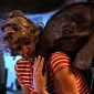 Orphaned Elephant Calf Is Taken Care of by Nurturing Human Mother
