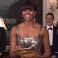 Oscars 2013: Iranian News Agency Covers Up Michelle Obama’s Cleavage