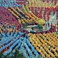 Over 10,000 People Take Part in World's Biggest Chinese Umbrella Dance