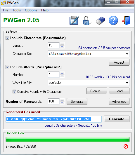 pwgen password generator