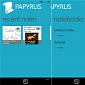 Papyrus 1.1.0.0 Now Available for Windows Phone 8 Smartphones