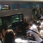 Passengers Push 32-Ton (64,000-Lbs) Train Car in Japan, Free Woman Stuck in Gap