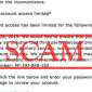PayPal “Limited Account Access” Emails Used for Phishing