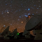 Photo: Impressive View of ALMA Antennas and the Night Sky