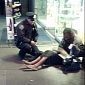 Photo of Cop Giving Boots to a Barefoot Man Goes Viral