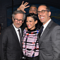 Photo of the Day: George Clooney Photobombs Steven Spielberg, Jerry Seinfeld