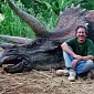 Photo of the Day: Steven Spielberg Slaughters Triceratops, Outrage Ensues