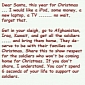Photo of the Day: Will Ferrell’s Letter to Santa