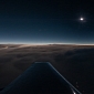 Photographer Captures Solar Eclipse at 44,000ft and 500mph