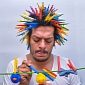 Photographer Puts Random Objects in His Hair, Creates Hilarious Hairdos – Photo Gallery