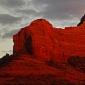 Picture of the Day: Blood-Red Rock Formation Photographed in Arizona