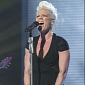 Pink Does “Try” on X Factor UK