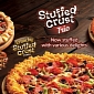Pizza Hut's Crunchy Stuffed Crust Pizza Is Available in the Middle East