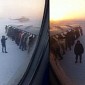 Plane in Siberia Gets Stuck on Ice, Passengers Are Asked to Give It a Push
