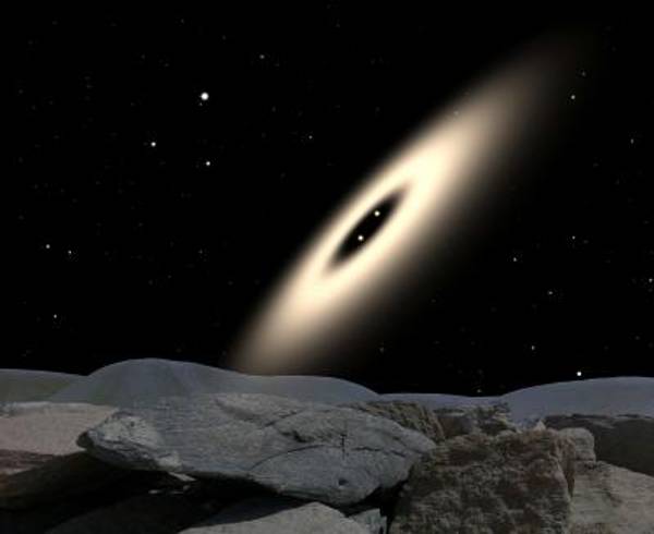 Planet Forming Disk Found Orbiting Binary Star System