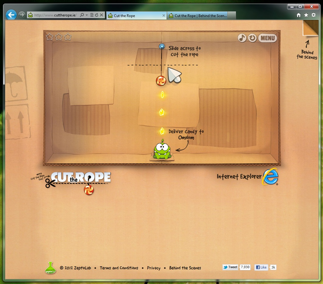 Cut the Rope, Software
