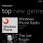 Podcasts and SmartDJ in Windows Phone Mango
