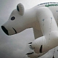 Polar Bear-Shaped Balloon Wants to Save the Arctic