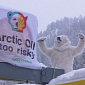 Polar Bears, Activists Shut Down Shell Fuel Station in Davos