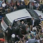 Pope Takes Wrong Turn in Brazil, Gets Mobbed by Crowd