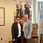 Psy and Eric Schmidt Find Picture of Themselves in Google NY Office