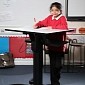 Pupils in Bradford Ditch Chairs for Standing Desks to Improve Concentration and Health