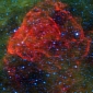 Puppis A Supernova Remnant Resembles a Beautiful Rose