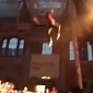 Rapper George Watsky Apologizes for 35ft (10m) Stage Dive That Broke Fan’s Arm – Video