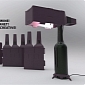 Re-Wine Bottle Lamp by MiniWiz
