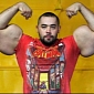 Real-Life Popeye with Biggest Arms in the World Doesn't Use Steroids