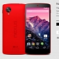 Red Nexus 5 Currently Listed as Out of Stock in Google Play Store