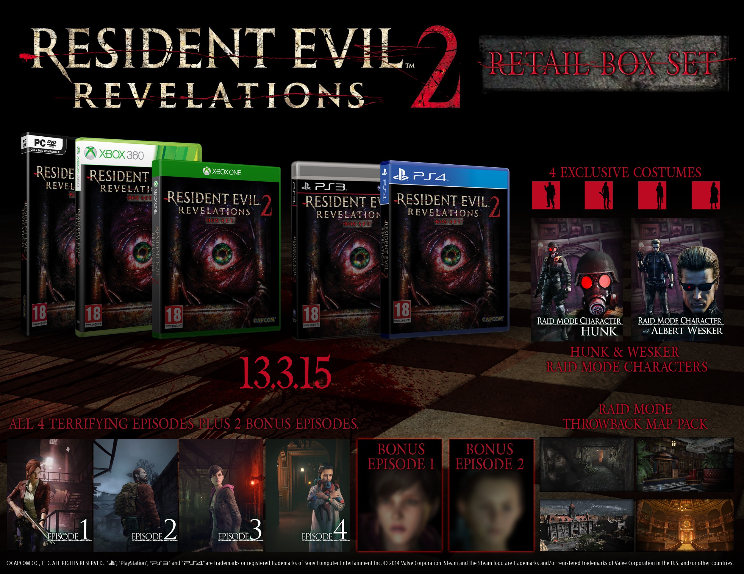 Resident Evil Revelations 2 Launches 