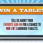 Review a Firefox Add-On and Win an Android Tablet