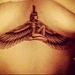 Rihanna Gets Huge Tattoo on Her Chest for Her Late Grandma