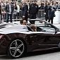 Robert Downey Jr. in Tony Stark's Concept Acura at “Avengers” Premiere