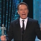SAG Awards 2014: Bryan Cranston Sings in Acceptance Speech