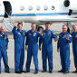 STS-134 Crew Arrives at KSC for Endeavour's Launch