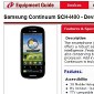 Samsung Continuum and Zeal, Motorola CITRUS Launch November 11th