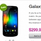 Samsung Galaxy Nexus Now on Sale at Mobilicity for $300 CAD Outright