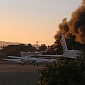 Santa Monica Plane Crash Aftermath Caught on Camera
