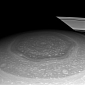 Saturn's Peculiar North Pole Hexagon, Seen Up Close by Cassini – Photo