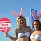 Scarcely Dressed “Snow Bunnies” Visit Sochi, Ask People Not to Wear Fur