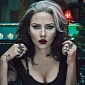 Scarlett Johansson Goes Goth for W Magazine