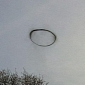 Schoolgirl Captures Weird Black Ring Floating in the Sky in England – Video