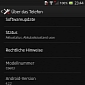 Screenshot of Android 4.2.2 for Xperia Z Emerges Online